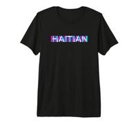 Proud Haitian Flag Heritage Haiti Pride Day Maglietta Premium