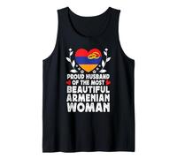 Proud Husband of Beautiful Armenian Wife Armenia Flag Canotta