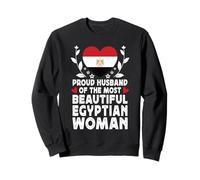 Proud Husband of Beautiful Egyptian Wife Egypt Flag Felpa