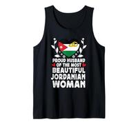 Proud Husband of Beautiful Jordanian Wife Jordan Flag Canotta