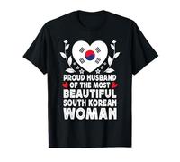 Proud Husband of Beautiful South Korean Wife South Korea Maglietta