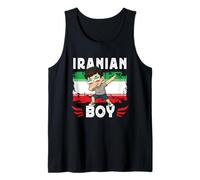 Proud Iranian Boy Dab Pose Iranian Son Guy Iran Flag Canotta