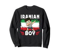 Proud Iranian Boy Dab Pose Iranian Son Guy Iran Flag Felpa