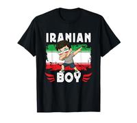 Proud Iranian Boy Dab Pose Iranian Son Guy Iran Flag Maglietta