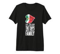Proud Italian - Funny Italy Mafia We Don't Call The Cops Maglietta Premium