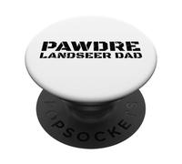 Proud Landseer Dad Dog Owner Canine Lover PopSockets PopGrip Adesivo