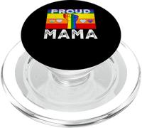 Proud Mama LGBTQ Rainbow Flag Mother LGBT Pride Month PopSockets PopGrip per MagSafe