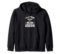 Proud Mom Impressionante Apicoltore Miele Bee Felpa con Cappuccio
