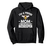 Proud Mom Impressionante Apicoltore Miele Bee Felpa con Cappuccio