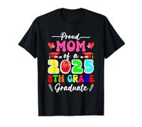Proud Mom Of A 2025 8th Graduate Family Group Maglietta