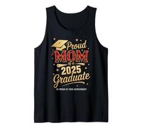 Proud Mom of A 2025 Graduate Mom Graduation Leopard Plaid Canotta