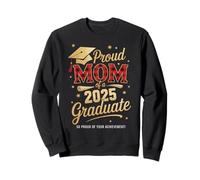 Proud Mom of A 2025 Graduate Mom Graduation Leopard Plaid Felpa