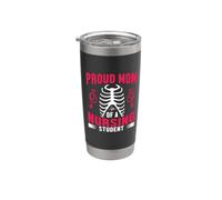 Proud Mom Of A Nursing Student Nurse Funny Nurses Bicchiere termico in acciaio inox doppia parete