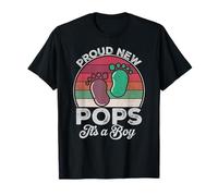 Proud New Pops È la festa del papà di un ragazzo per essere regali per la prima volta Maglietta