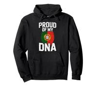 Proud of My Dna Portuguese Flag Heritage Portugal Roots Felpa con Cappuccio