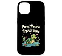 Proud Parent of a Rescue Turtle Cute Animal Lover Custodia per iPhone 13