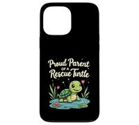 Proud Parent of a Rescue Turtle Cute Animal Lover Custodia per iPhone 13 Pro Max