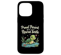 Proud Parent of a Rescue Turtle Cute Animal Lover Custodia per iPhone 14 Pro Max