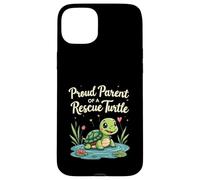 Proud Parent of a Rescue Turtle Cute Animal Lover Custodia per iPhone 15 Plus