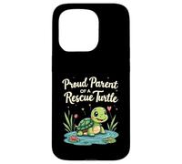 Proud Parent of a Rescue Turtle Cute Animal Lover Custodia per iPhone 15 Pro