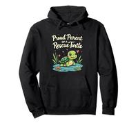 Proud Parent of a Rescue Turtle Cute Animal Lover Felpa con Cappuccio