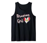 Proud Peruvian Girl Peru Flag Peruvian Girlfriend Wife Canotta