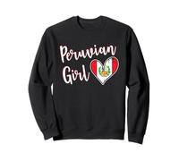 Proud Peruvian Girl Peru Flag Peruvian Girlfriend Wife Felpa
