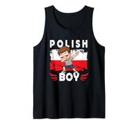 Proud Polish Boy Dab Pose Polish Son Guy Poland Flag Canotta