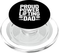 Proud Powerlifting Dad è il più forte sostenitore della vita in palestra PopSockets PopGrip per MagSafe