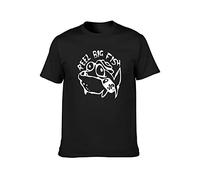 Proud Reel Big Fish Band Logo Fashion Unisex 100% Cotton Short-Sleeve T-Shirts Black XXXL