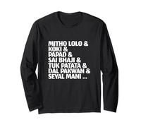 Proud Sindhi Food Lover Mitho Lolo Koki dal Pakwan Sai Bhaji Maglia a Manica