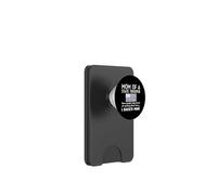 Proud State Trooper Mom Mother Thin Blue Line Bandiera Americana PopSockets PopWallet per MagSafe