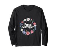 Proud Surrogate Viaggio di sostenitrice della maternità ---- Maglia a Manica