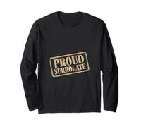 Proud Surrogate Viaggio di sostenitrice della maternità |- Maglia a Manica