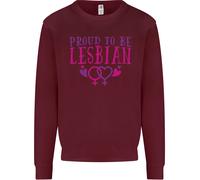 Proud To Be A Lesbico Lgbt Gay Pride Giorno Bambini Felpa Maglione