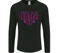 Proud To Be A Lesbico Lgbt Gay Pride Giorno Uomo Maniche