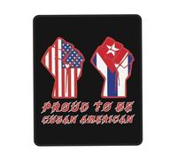 Proud To Be Cuban American Cuba USA Flag Mousepad Comodo Tappetino per Mouse Morbido Mouse Pad per Casa Accessori Scrivania Gaming 25X30Cm