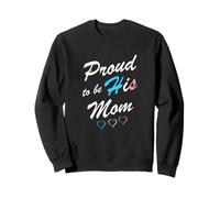 Proud To Be His Mom Transgender Pride Flag Trans Figlo Felpa