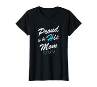 Proud To Be His Mom Transgender Pride Flag Trans Figlo Maglietta
