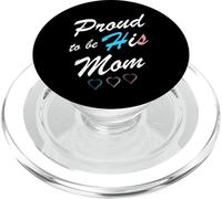 Proud To Be His Mom Transgender Pride Flag Trans Figlo PopSockets PopGrip per MagSafe