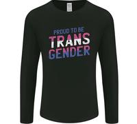 Proud To Be Transgender Lgbt Uomo Maniche
