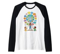 Proud To Teach Multilingual Learners ELL Education Classroom Maglia con Maniche Raglan