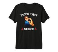 Proud Union Nurse Safe Staffing Saves Night Shift RN ER ICU Maglietta Premium