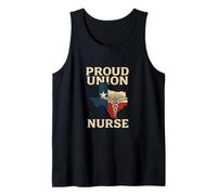 Proud Union Nurse Texas Flag RN Labor Rights Design Canotta