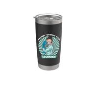 Proudly Saving Lives Nurse Funny For Nurses Bicchiere termico in acciaio inox doppia parete