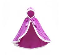 Proumhang Costume da Principessa Capo Bambina Donna Mantello con Cappuccio Costume Halloween Carnevale Natale Viola 140
