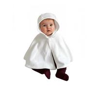 Proumhang Mantello Halloween per Neonati e Bambini - Cappa Zucchetta/Fantasma,Costume Carino e Morbido per Neonati,Ideale per Feste e Intimo Inverno Perfetta per Toddler Bianco L(90cm-100cm)