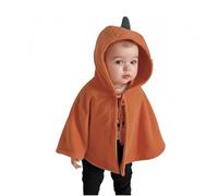 Proumhang Mantello Halloween per Neonati e Bambini - Cappa Zucchetta/Fantasma,Costume Carino e Morbido per Neonati,Ideale per Feste e Intimo Inverno Perfetta per Toddler Arancia L(90cm-100cm)