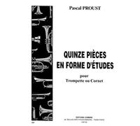 PROUST - Pieces en Forme d´etudes (15) para Trompeta