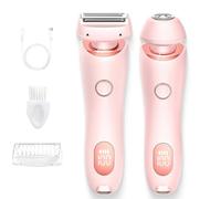 Proustore Razor, 2025 New 2 in 1 Electric Shaver Proustore Razors for Women, Waterproof Wet and Dry, Removable Head, for Leg Arm Underarm Bikini Area (Pink)